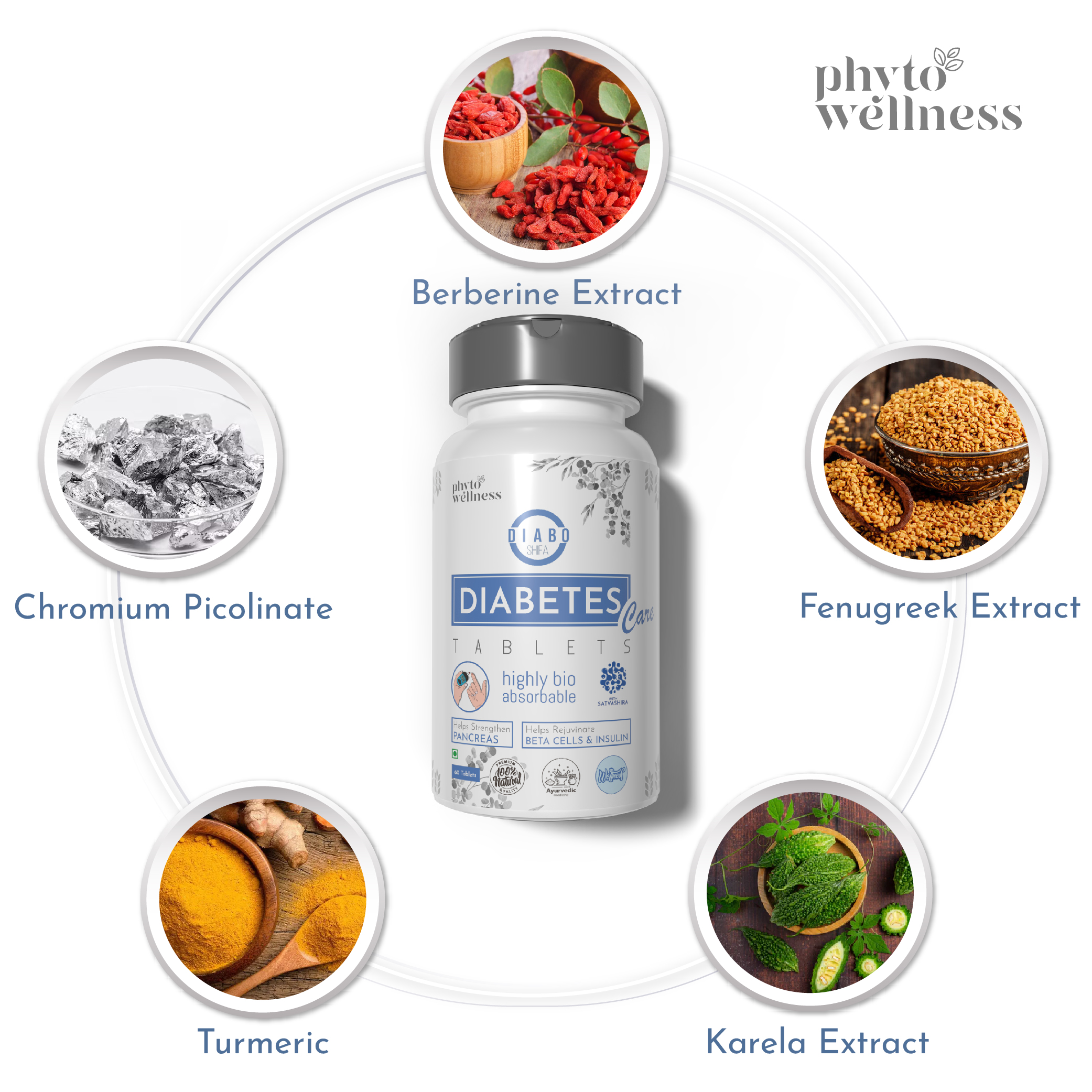 Probiotic Diabetes Care 60 Tablets (HS00603)